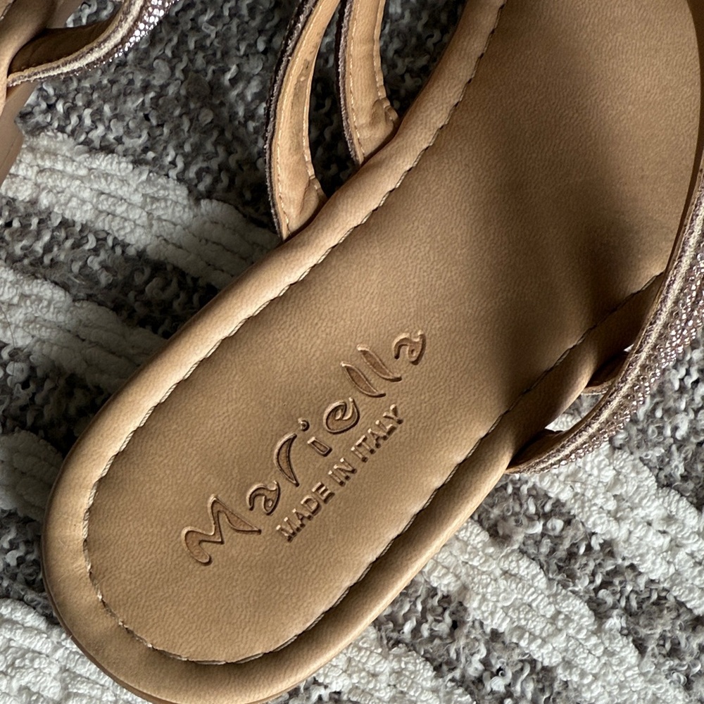 MARIELLA // ROSE GOLD SANDALS - Picture 4 of 5